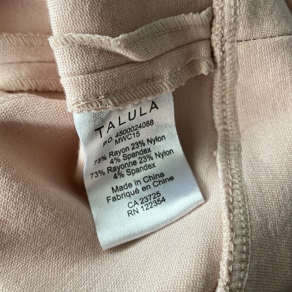 Talula (Aritzia) blush pink bodycon skirt. Size 2 - Picture 4 of 5